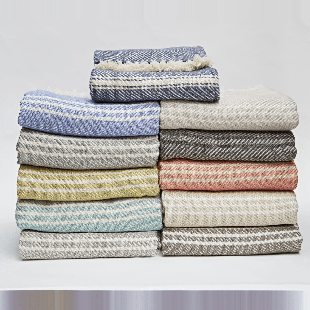 Blanket, Oxford Stripe. Goosebury 230x130cm