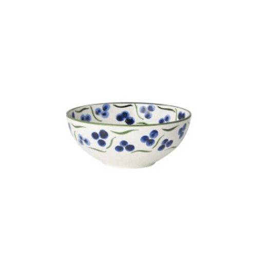 Image showing the Chintamani Ceramic Bowl, Pudding, Blue & Green product.
