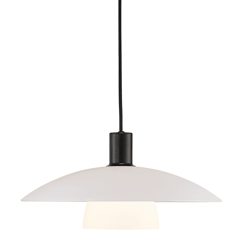 Verona Pendant, H19cm, Opal White