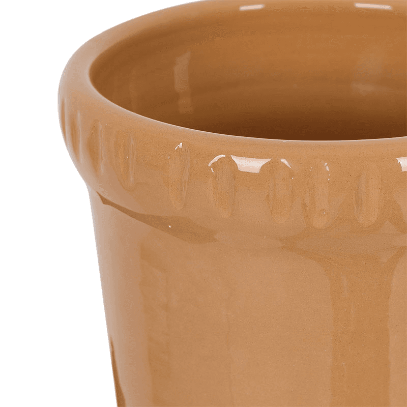 Flora Ceramic Urn Vase, Medium, Terracotta