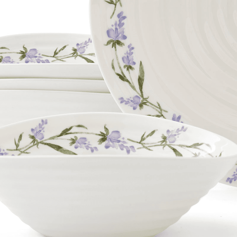 Lavandula 12 Piece Dinnerware Set, Multi