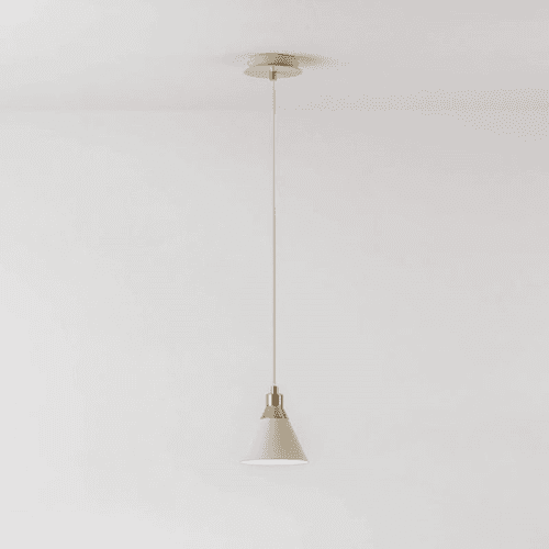 Image showing the Cone Pendant Light, H189cm, Sand product.