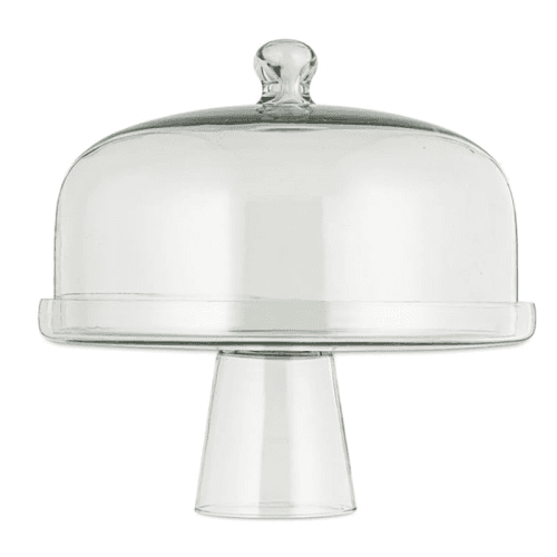Image showing the Banjara Glass Dome Cake Stand, D30cm, Clear product.