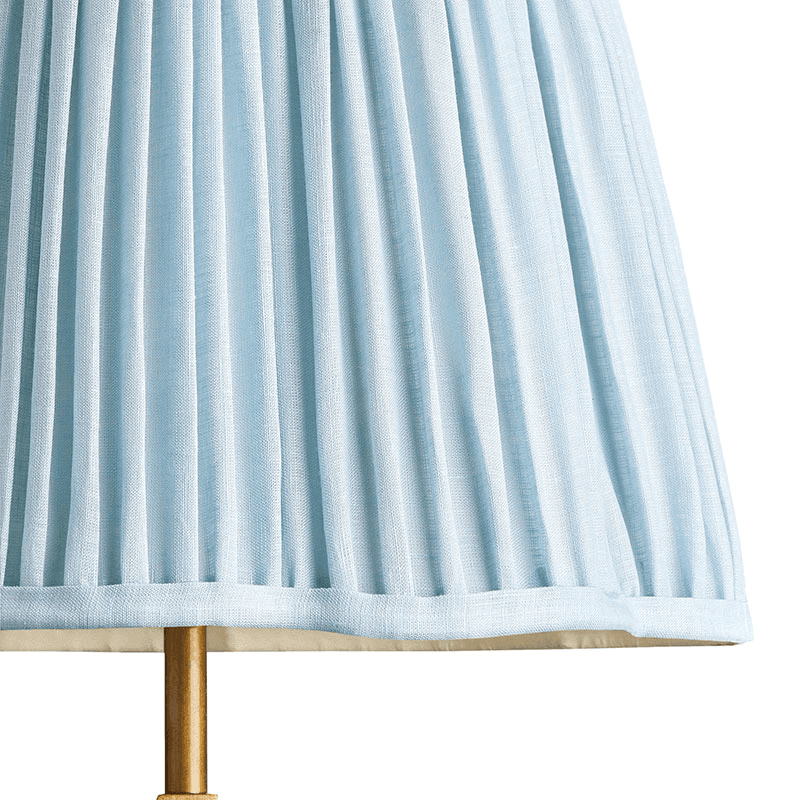 scalloped Shade, 45cm, blue sky linen