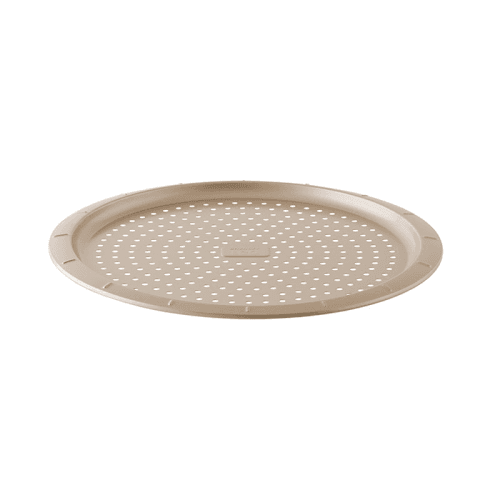 Image showing the Leo Balance Perforated Pizza Pan, Carbon Steel product.