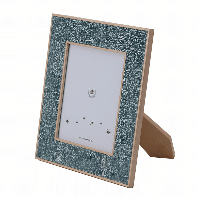 Classic Photo  Frame, 10 x 8", Teal Shagreen