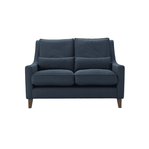 Image showing the High Back Iggy 2 Seat Sofa, H101cm x W136cm x D97cm, Midnight Blue product.