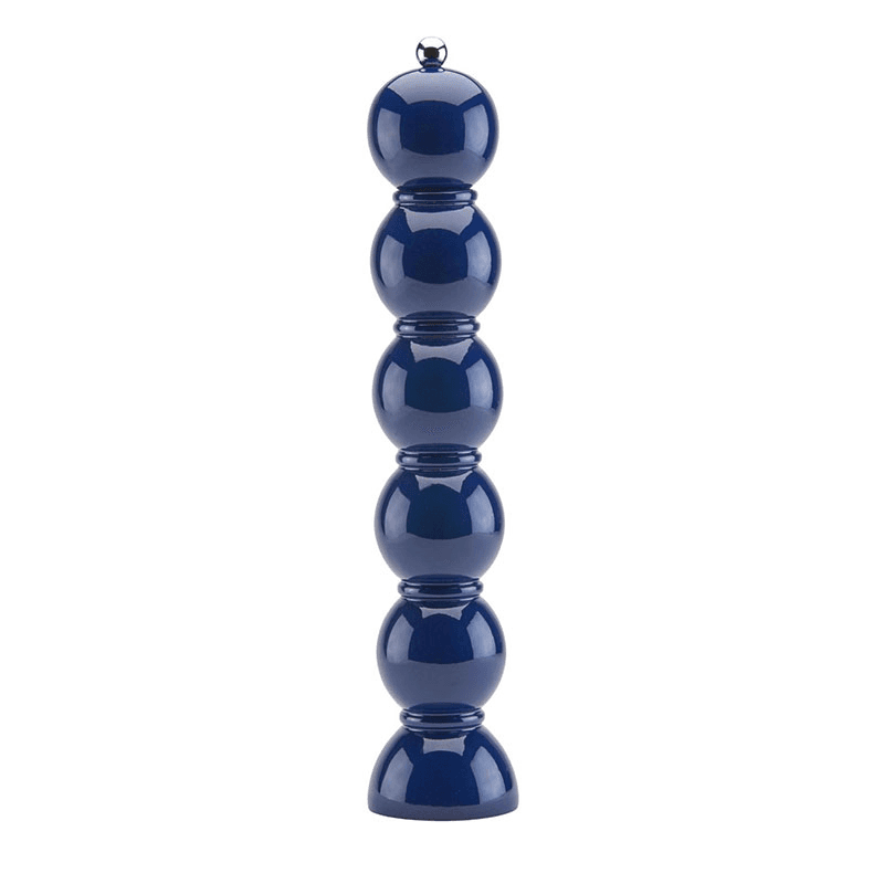 Bobbin Salt & Pepper Mill, 35cm, Navy Blue