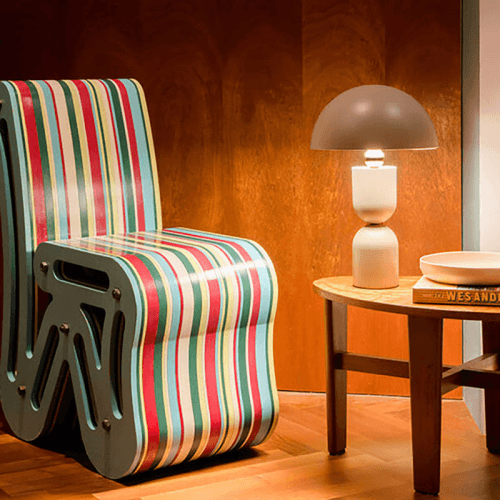 Image showing the Dome Mushroom Table Lamp, H39cm, Sand product.