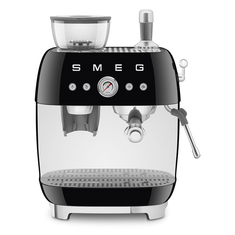Espresso Coffee Machine with Grinder, Black