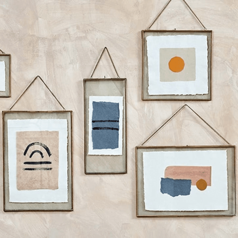 Kiko Rectangle Portrait Frame, H50 x W35cm, Antique Brass