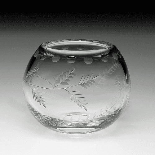 Image showing the Fern Rose Bowl, D13cm, Clear product.