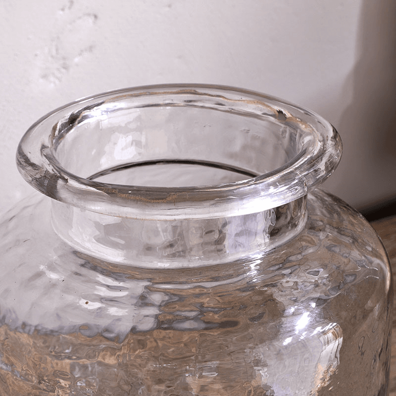 Akra Vase, H20cm, Clear