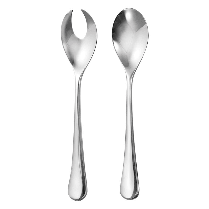 Radford Bright Salad Servers, Stainless Steel