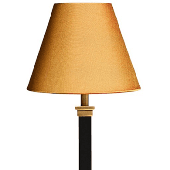 Empire Shade, 16cm, Saffron dupion silk