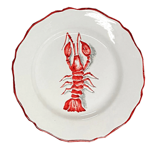Image showing the La Menagerie D'été Plate, D28cm, Red product.