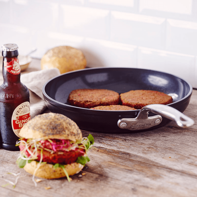Barcelona Pro Non-Stick Frying Pan, 20, Black