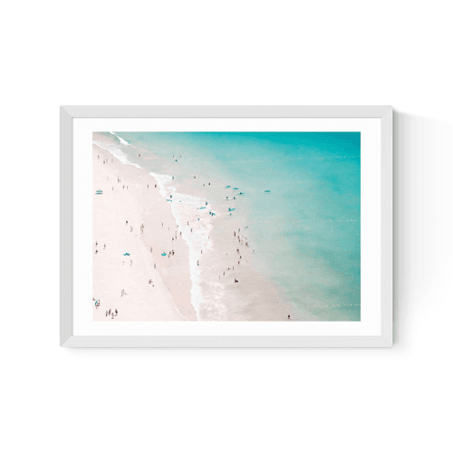 Image showing the Ingrid Beddoes Beach Summer Lover II Framed Print, 63 x 45cm, Blue product.