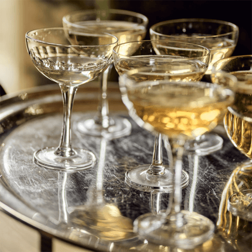Image showing the Bethnal Set of 2 Champagne Coupes, H21cm product.