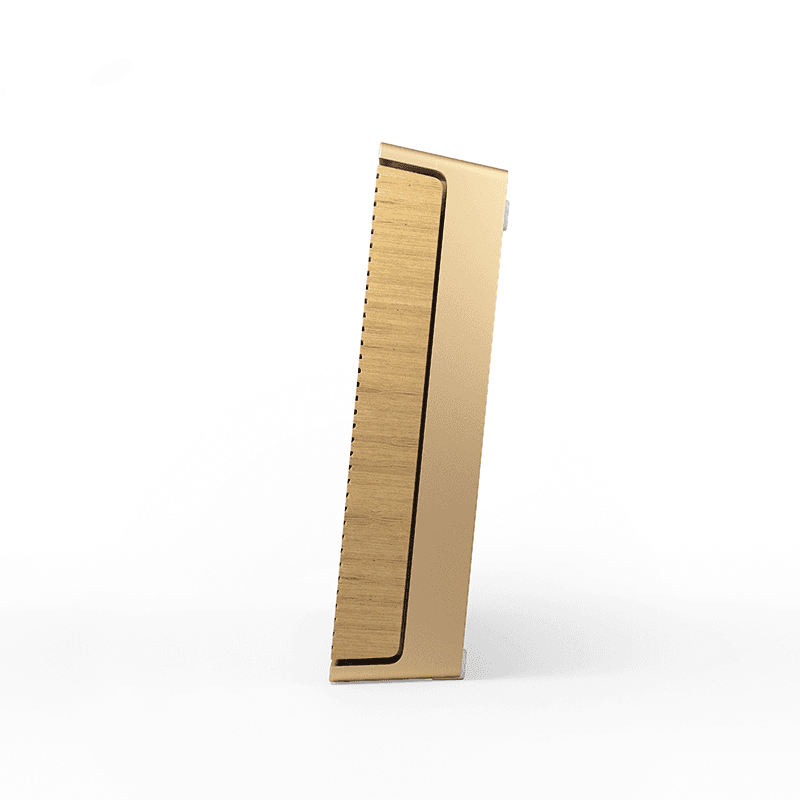 Beosound Level Portable Speaker, Gold Tone & Light Oak