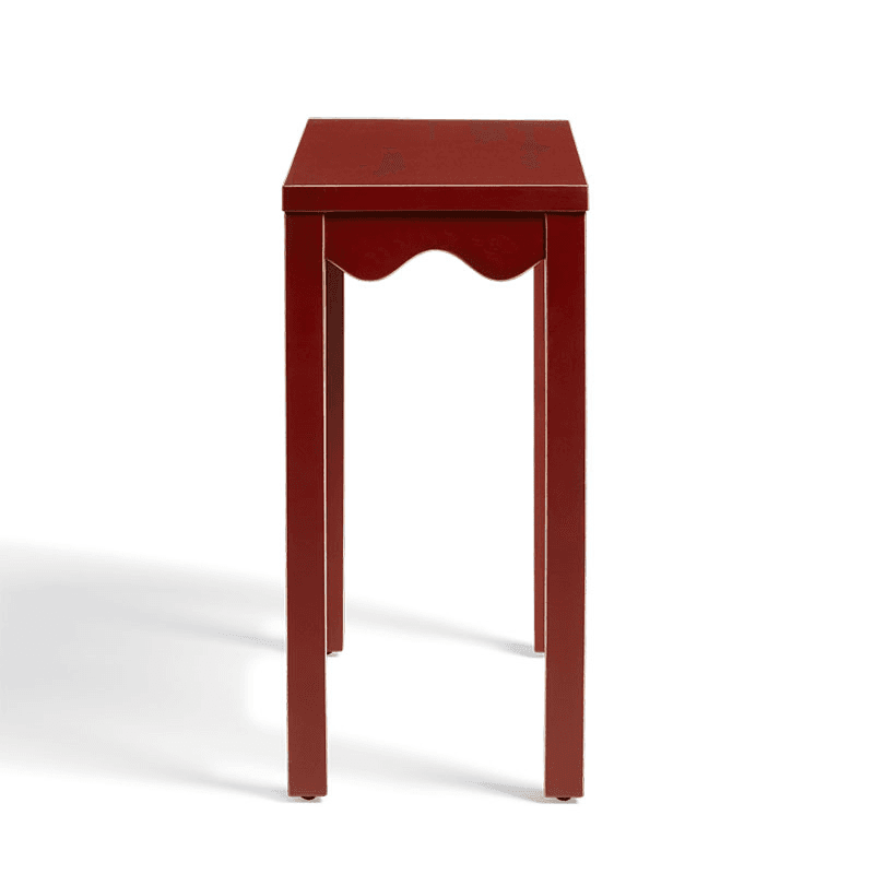 Talasa Side Table, Red