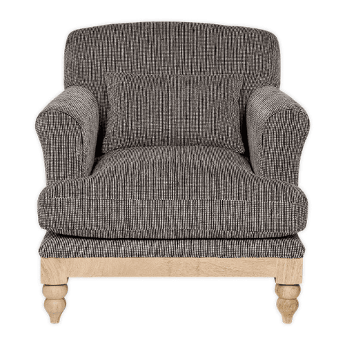 Image showing the Maganda Cotton Armchair, Charcoal product.