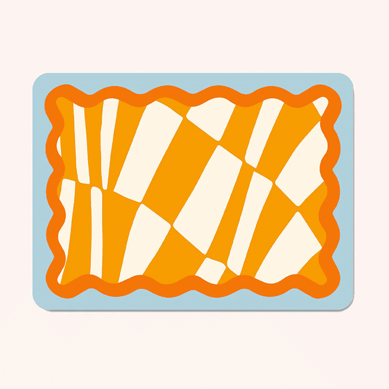 Chessboard Set of 6 Placemats, 21 x 29cm, Multi