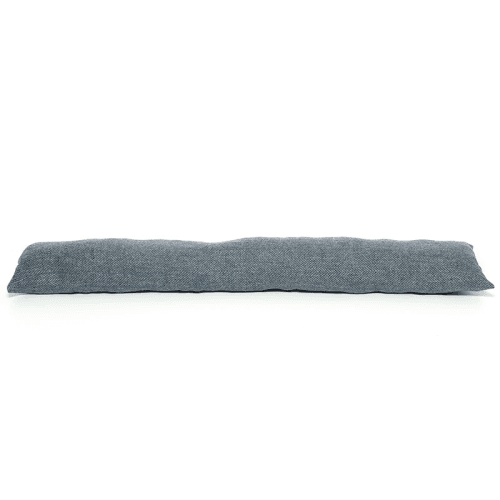 Image showing the Tweed Draught Excluder, 16 x 80cm, Herringbone Blue Moon product.