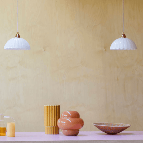 Image showing the Flower Pendant Light, H187.5cm, Opal product.