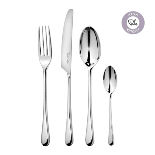 Image showing the Iona Bright 24 piece cutlery set, Stainless Steel product.