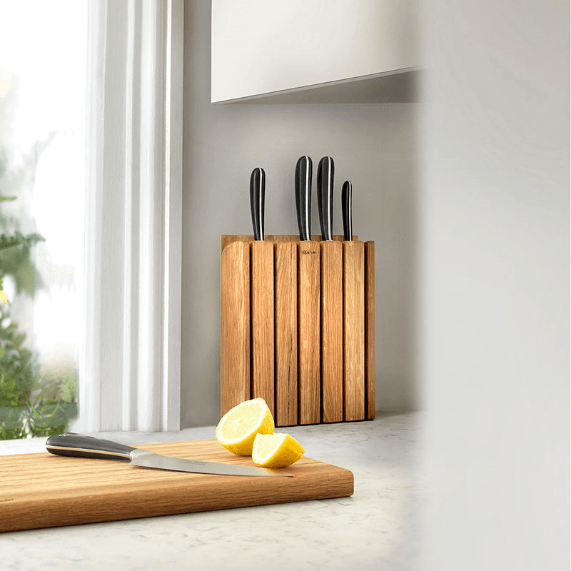 Knife Block Set, Signature Book, Oak, Six Knives