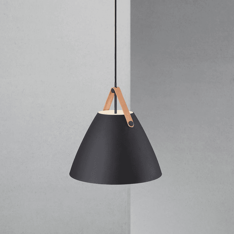 Strap Pendant, H37cm, Black