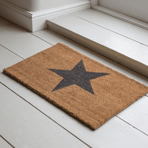 Image showing the Star Doormat, Small, Natural product.