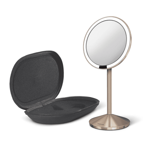 Image showing the Sensor Mirror Fold, D12cm, Rose Gold Stainless Steel product.