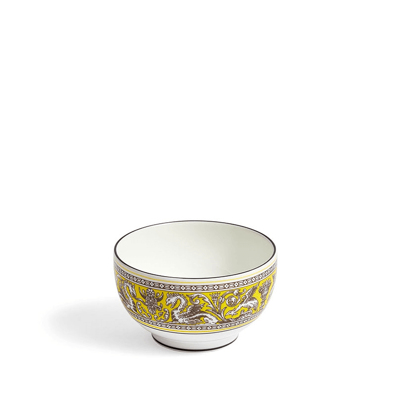Florentine Rice Bowl, D10.5cm, Citron