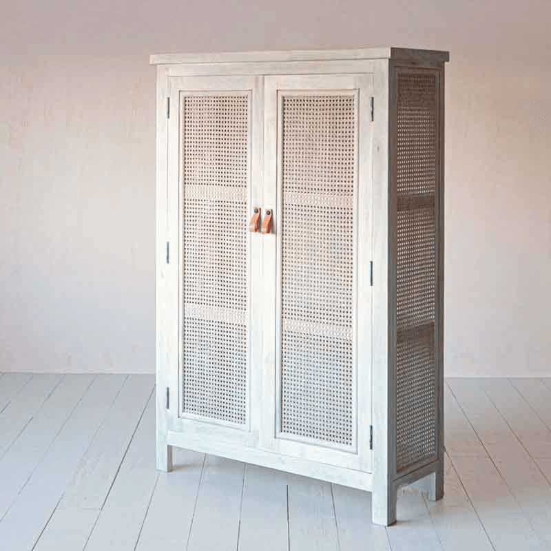 Esben Cupboard, H150 x W100 cm, White