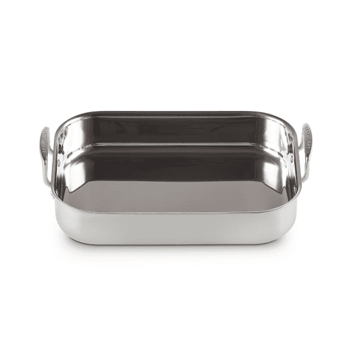 Image showing the Classic 3-ply Rectangular Roaster, 35cm, Stainless Steel product.