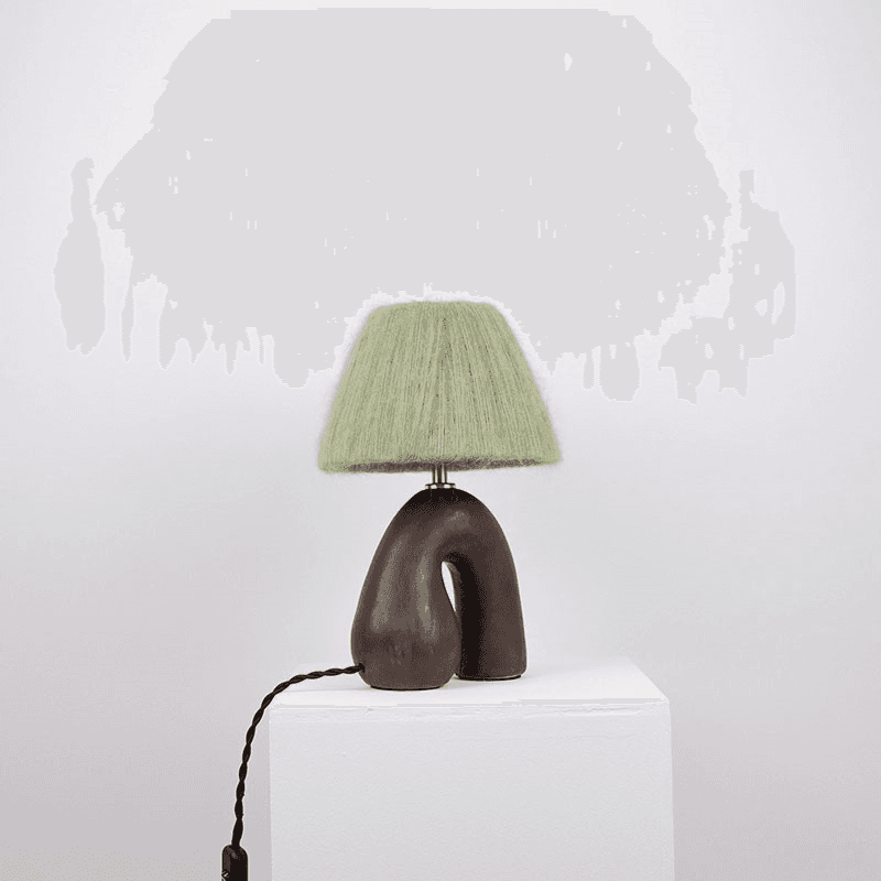 Hannah Simpson Studio 'Opposee' Table Lamp, 33cmx 20cmx 20cm, Satin Brown