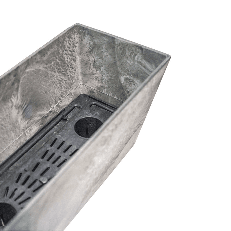 Ella Balcony trough, H17 x D55cm, Grey