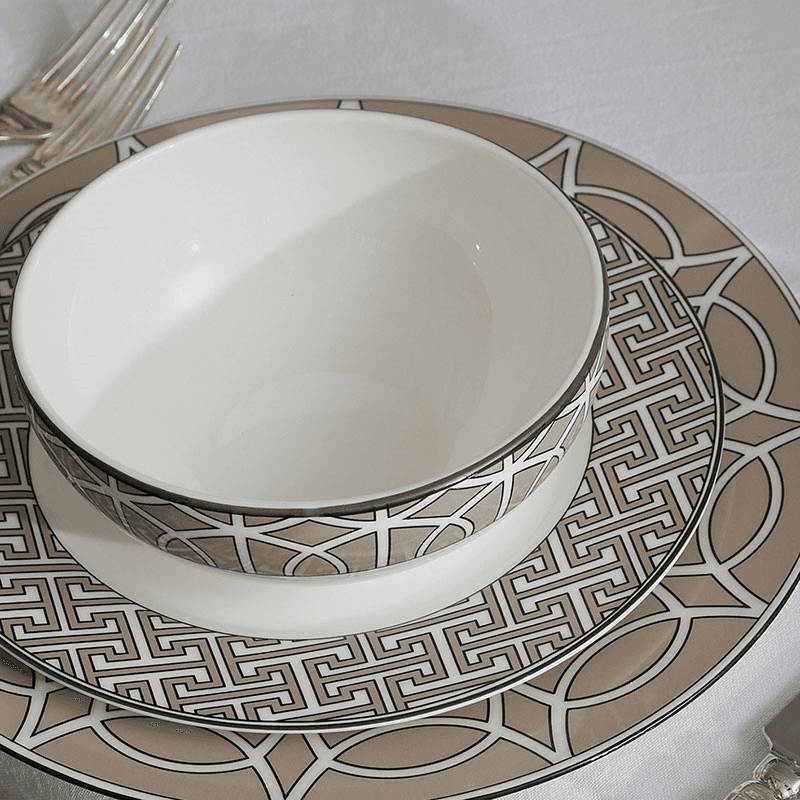 Loop Breakfast Bowl, D15cm, Truffle
