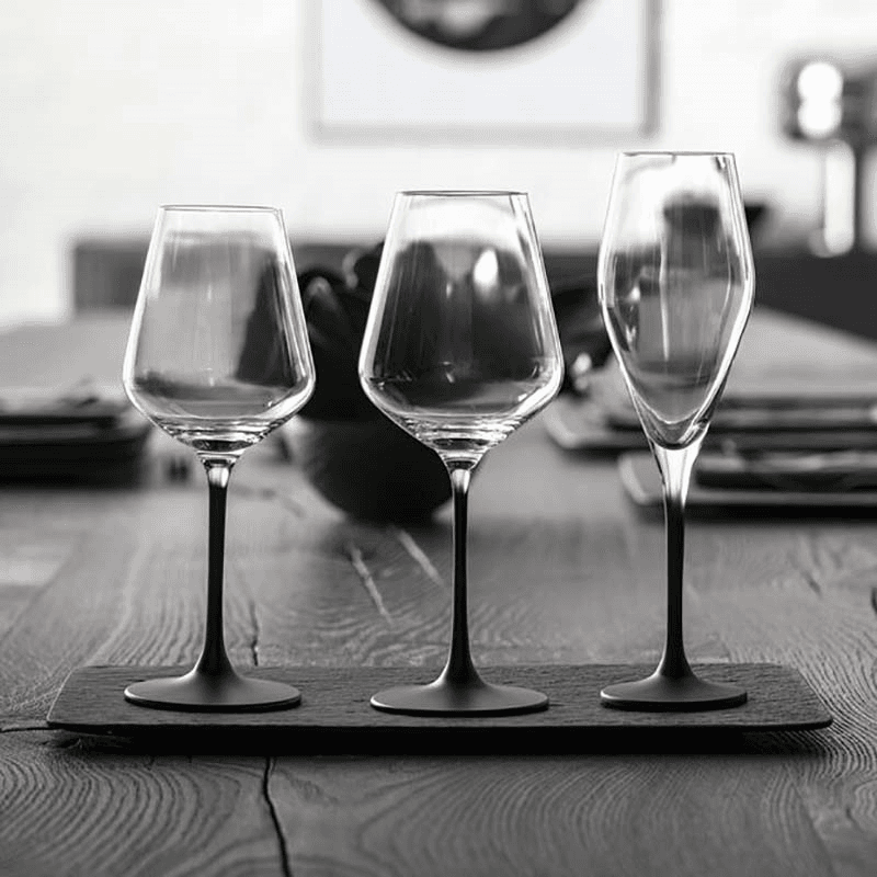 Manufacture Rock Set of 4 Champagne Flutes, Clear