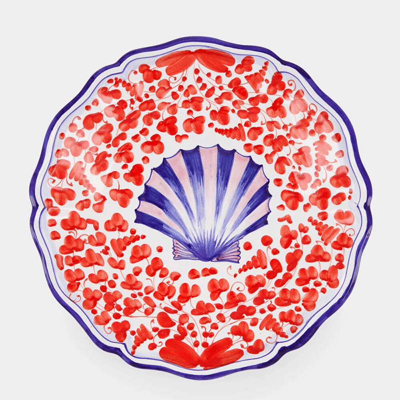 Menagerie D’été Plate, D28cm, Red