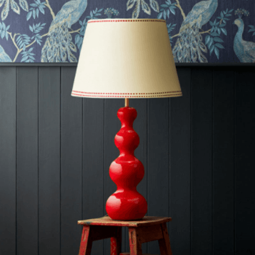 Image showing the Straight empire Shade, 40cm, scarlet tracks product.