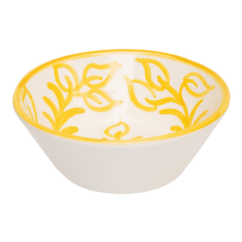 Vina Set of 2 Bowls, D16cm, Yellow