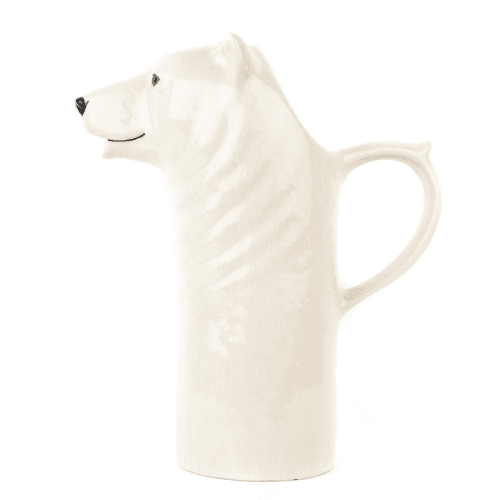 Image showing the Polar Bear Water Jug, H26cm, White product.