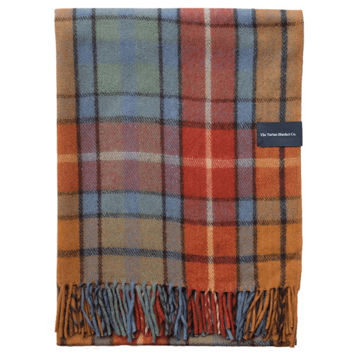 Image showing the Recycled Wool Blanket, 145 x 190cm, Buchanan Antique Tartan product.