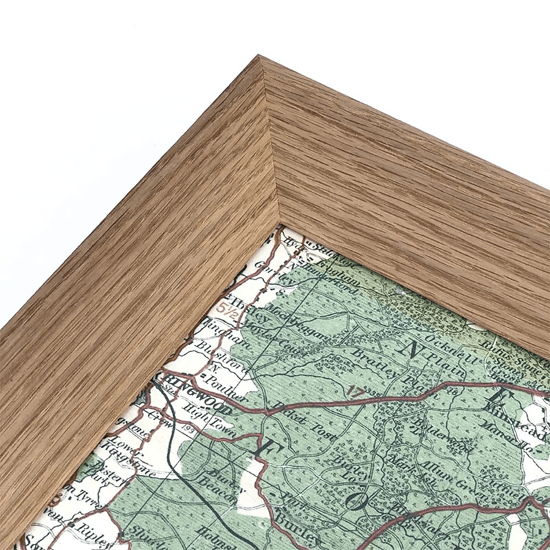 Personalised Drinks Tray with Map Voucher, 46 x 32cm, Oak, Oak