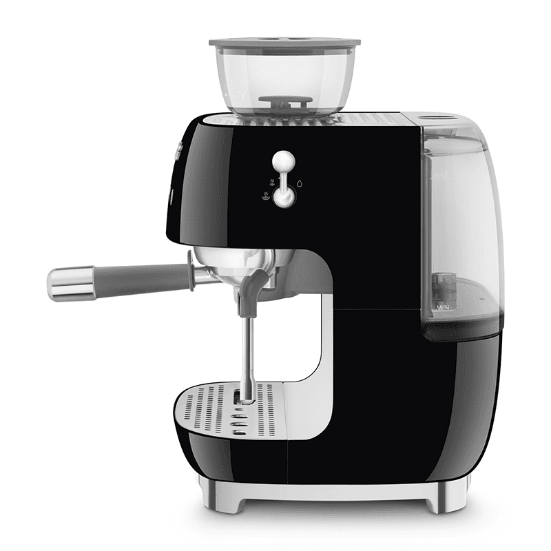 Espresso Coffee Machine with Grinder, Black