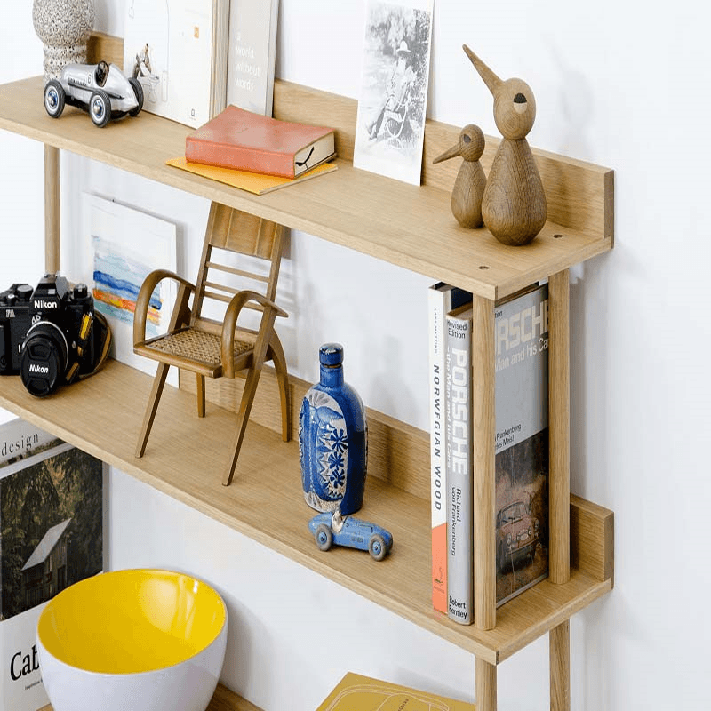Platform 3 Shelf, H64 x W100cm, Oak