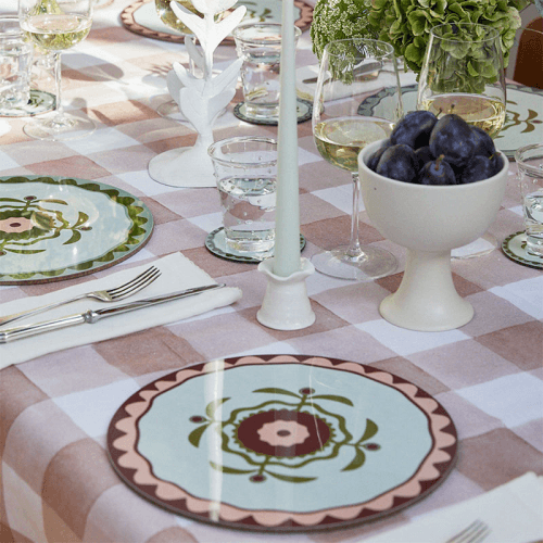 Image showing the Flowerama Set of 6 Placemats, D29cm, Multi product.